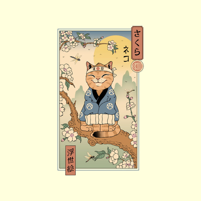 Meowster In Sakura Branch-None-Indoor-Rug-vp021