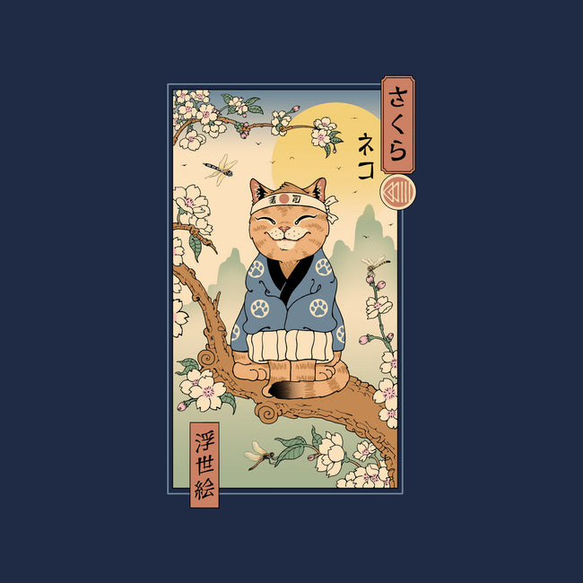 Meowster In Sakura Branch-None-Indoor-Rug-vp021