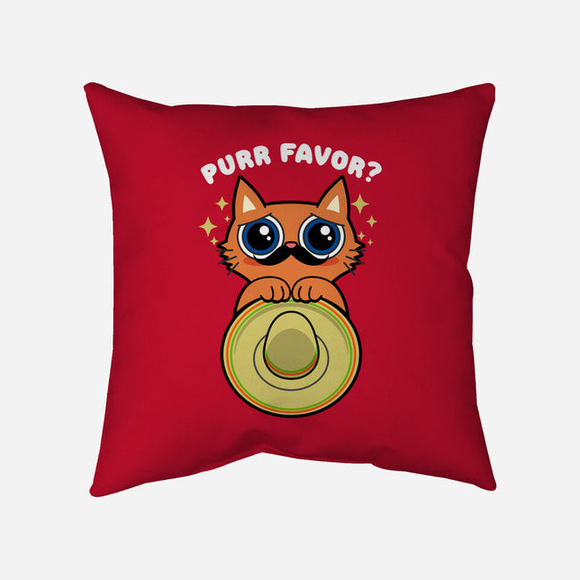 Purr Favor-None-Non-Removable Cover w Insert-Throw Pillow-Boggs Nicolas