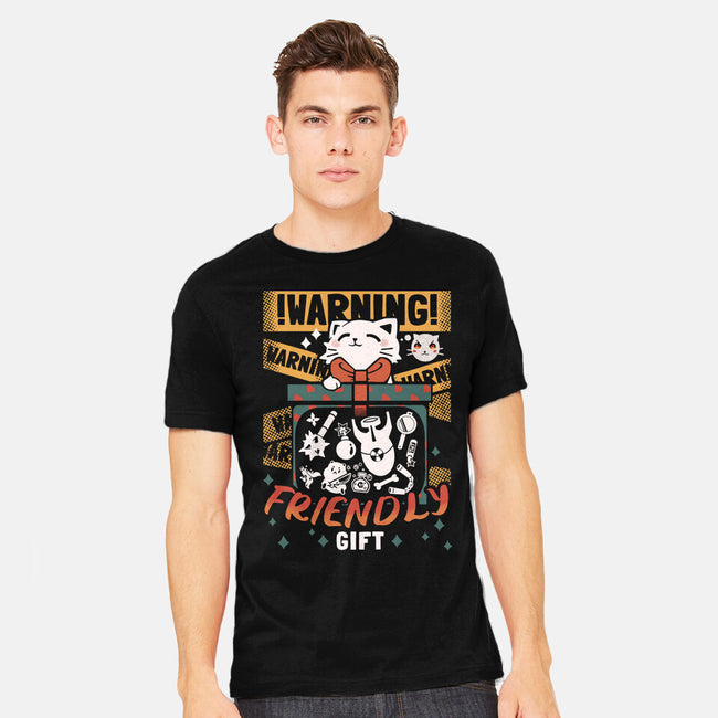 Cat's Friendly Gift-Mens-Heavyweight-Tee-Heyra Vieira