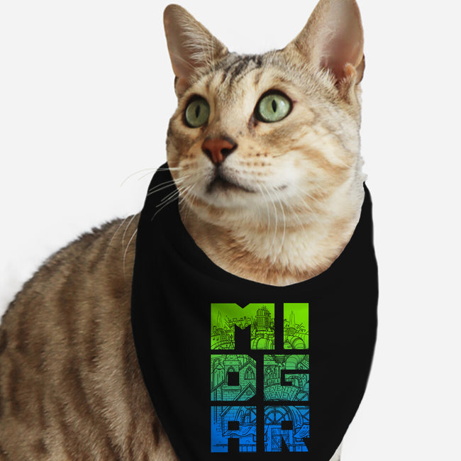 Midgar-Cat-Bandana-Pet Collar-Aarons Art Room