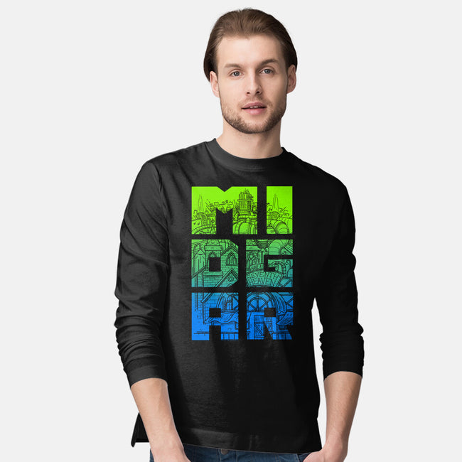 Midgar-Mens-Long Sleeved-Tee-Aarons Art Room