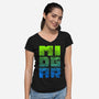 Midgar-Womens-V-Neck-Tee-Aarons Art Room