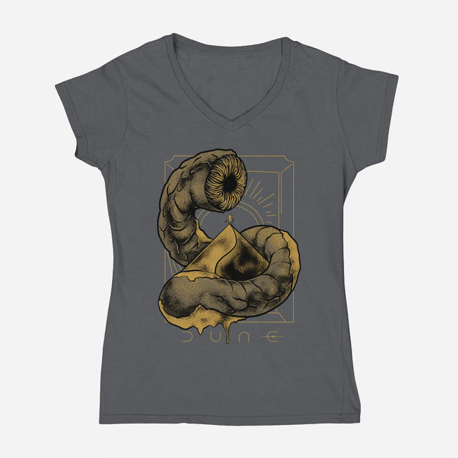 Sandworm-Womens-V-Neck-Tee-spoilerinc