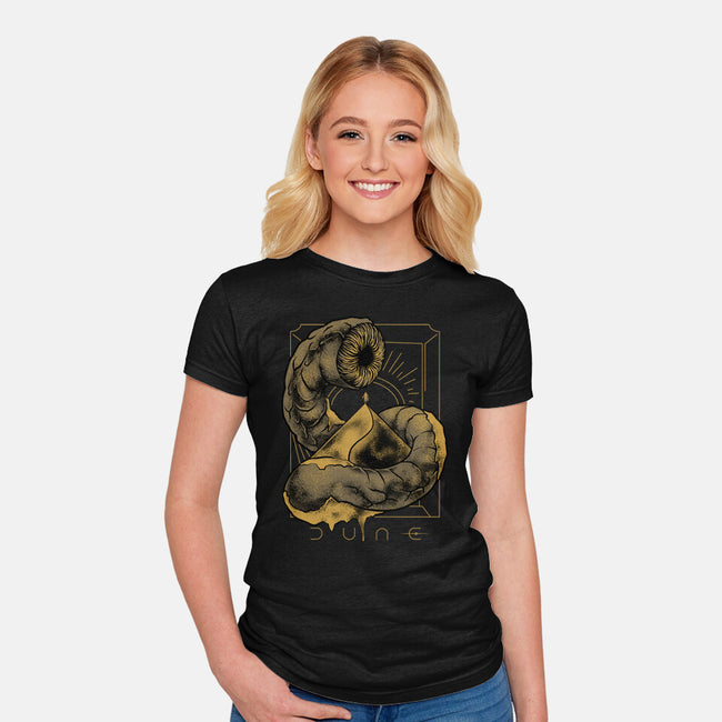 Sandworm-Womens-Fitted-Tee-spoilerinc