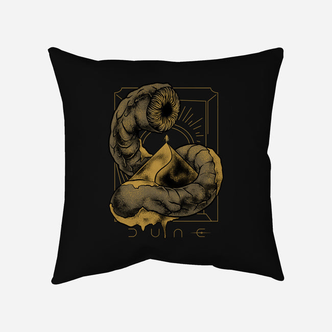 Sandworm-None-Removable Cover-Throw Pillow-spoilerinc