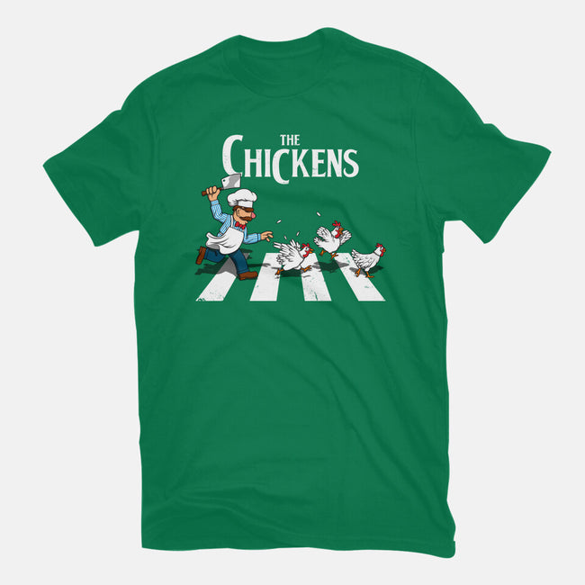 The Chickens-Womens-Fitted-Tee-drbutler