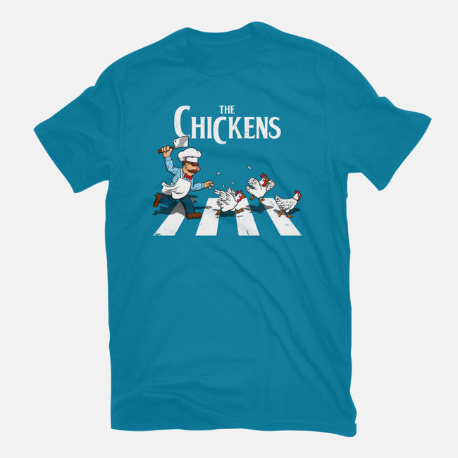 The Chickens-Womens-Fitted-Tee-drbutler