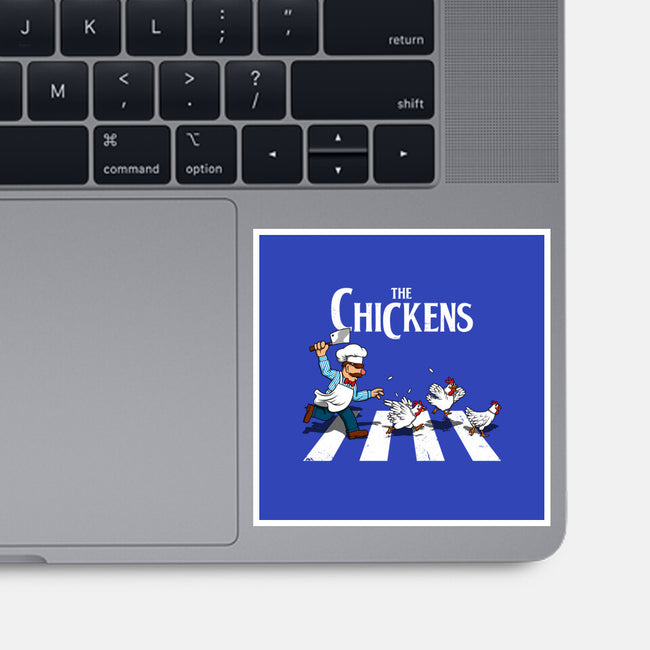 The Chickens-None-Glossy-Sticker-drbutler