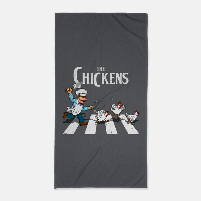 The Chickens-None-Beach-Towel-drbutler