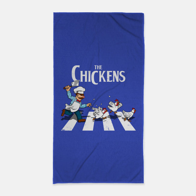 The Chickens-None-Beach-Towel-drbutler