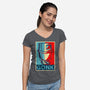 GONK-Womens-V-Neck-Tee-drbutler