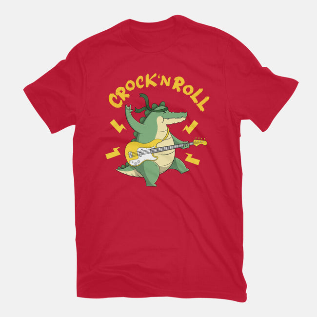 Crock N Roll-Womens-Basic-Tee-Tri haryadi