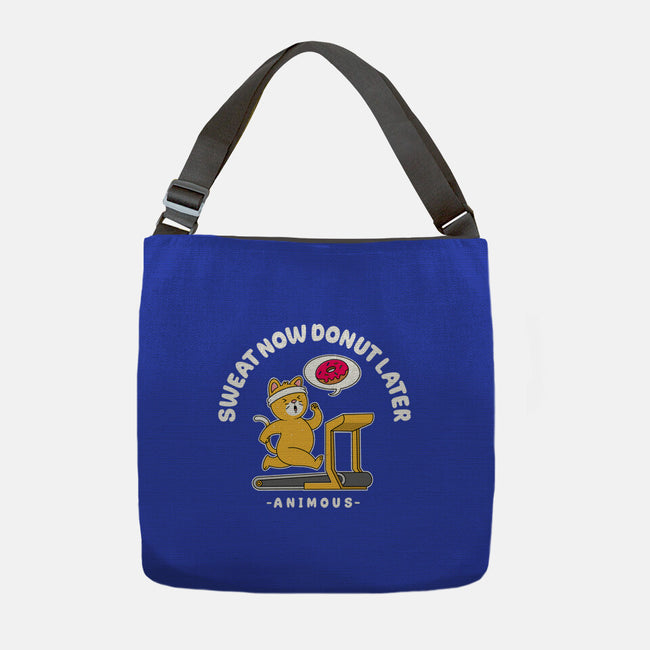 Sweat Now Donut Later-None-Adjustable Tote-Bag-Tri haryadi