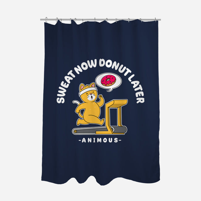 Sweat Now Donut Later-None-Polyester-Shower Curtain-Tri haryadi