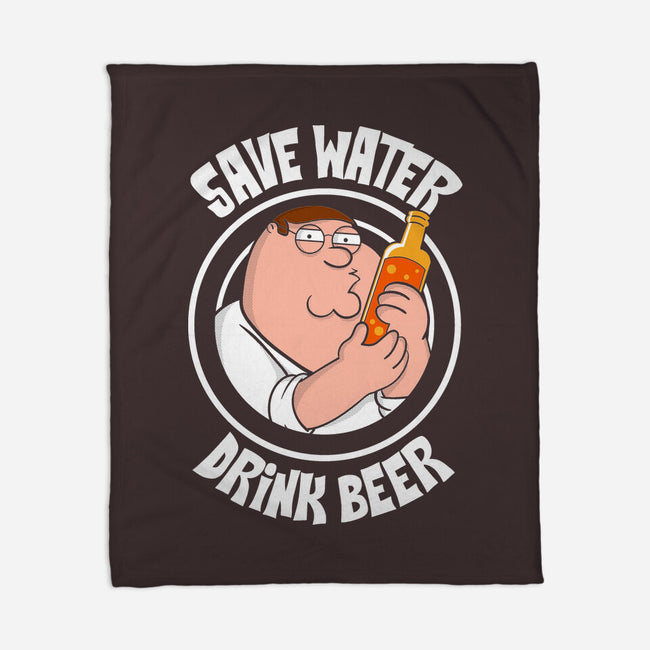 Save Water Drink Beer-None-Fleece-Blanket-turborat14