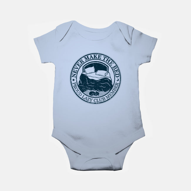 Never Make The Bed-Baby-Basic-Onesie-NMdesign