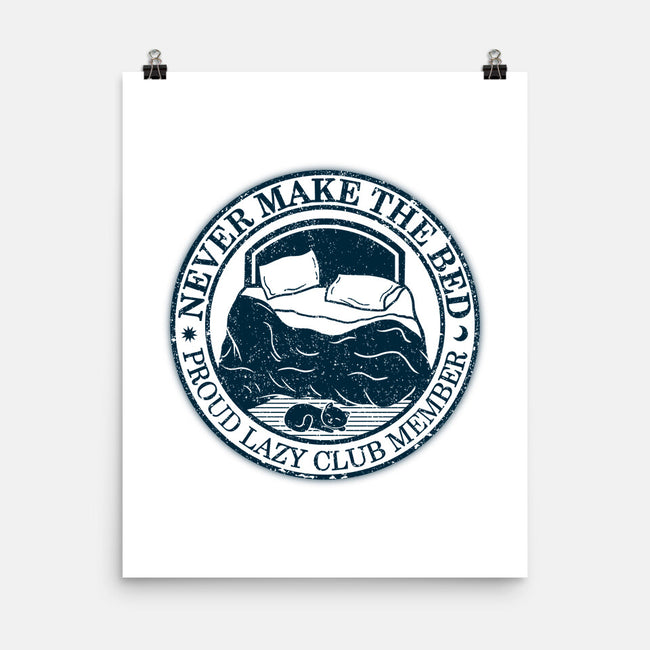 Never Make The Bed-None-Matte-Poster-NMdesign