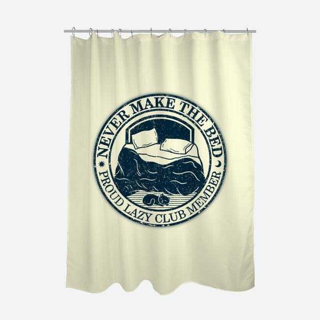 Never Make The Bed-None-Polyester-Shower Curtain-NMdesign