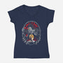 Death Picker-Womens-V-Neck-Tee-arace