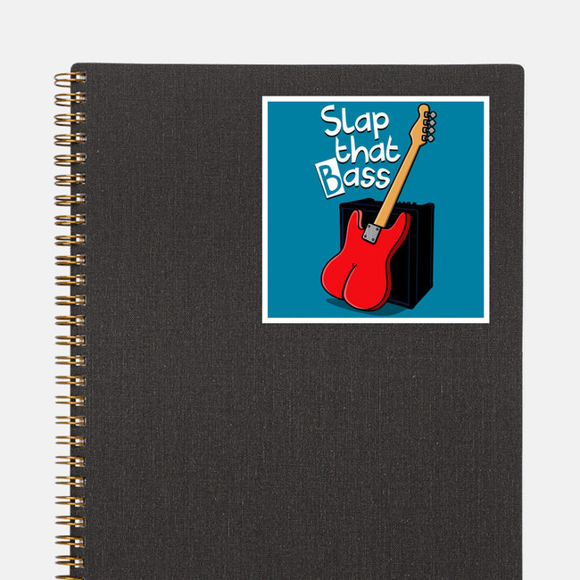 Slap That Bass-None-Glossy-Sticker-Boggs Nicolas