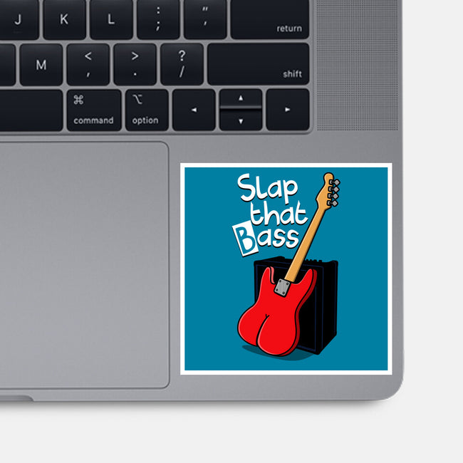 Slap That Bass-None-Glossy-Sticker-Boggs Nicolas