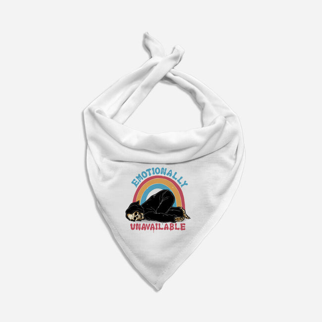 Emotionally Unavailable Reaper-Dog-Bandana-Pet Collar-momma_gorilla