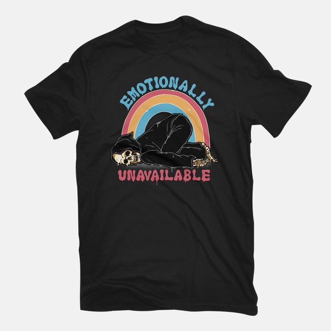 Emotionally Unavailable Reaper-Womens-Fitted-Tee-momma_gorilla