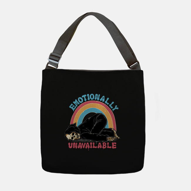 Emotionally Unavailable Reaper-None-Adjustable Tote-Bag-momma_gorilla