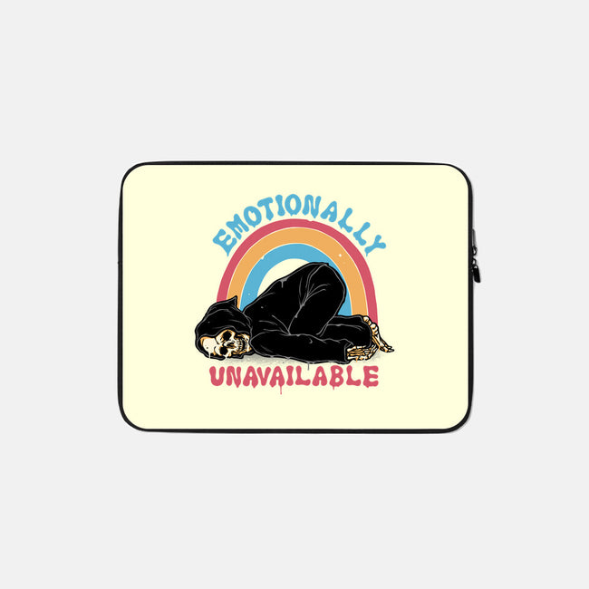 Emotionally Unavailable Reaper-None-Zippered-Laptop Sleeve-momma_gorilla