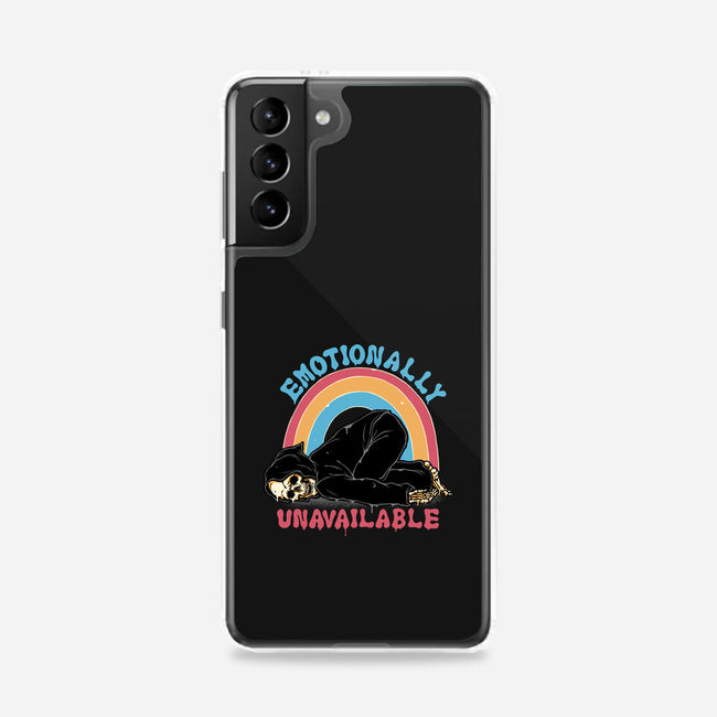 Emotionally Unavailable Reaper-Samsung-Snap-Phone Case-momma_gorilla