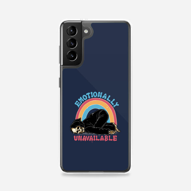 Emotionally Unavailable Reaper-Samsung-Snap-Phone Case-momma_gorilla