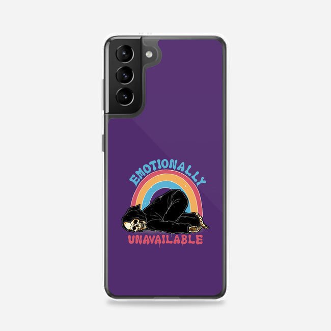 Emotionally Unavailable Reaper-Samsung-Snap-Phone Case-momma_gorilla