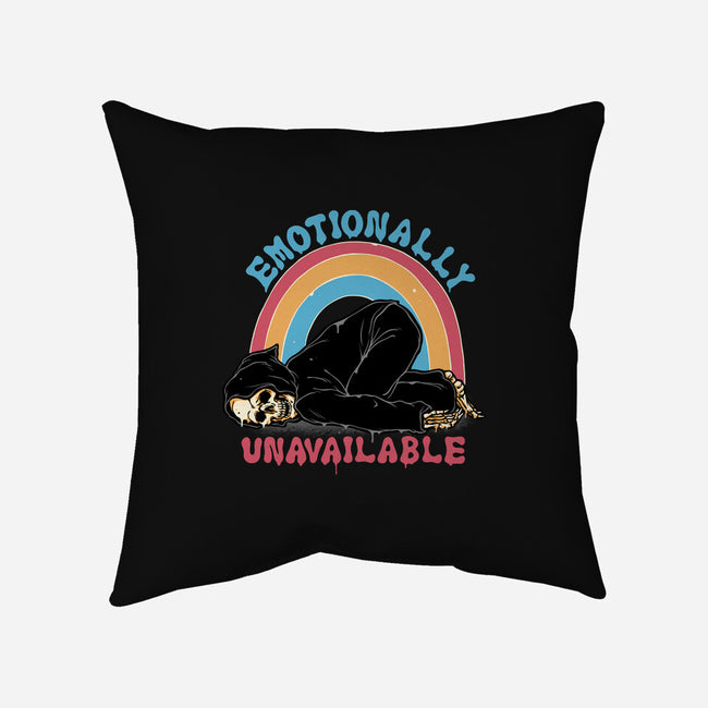 Emotionally Unavailable Reaper-None-Removable Cover-Throw Pillow-momma_gorilla