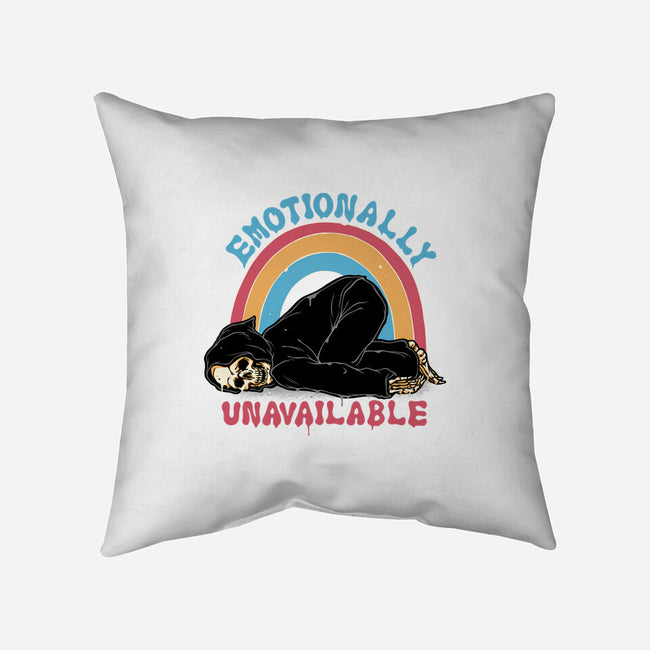 Emotionally Unavailable Reaper-None-Removable Cover-Throw Pillow-momma_gorilla