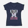 I Got That Dog In Me-Womens-V-Neck-Tee-Alexhefe