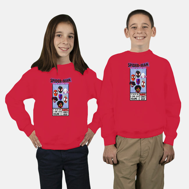 Corner Box Heads-Youth-Crew Neck-Sweatshirt-Afire