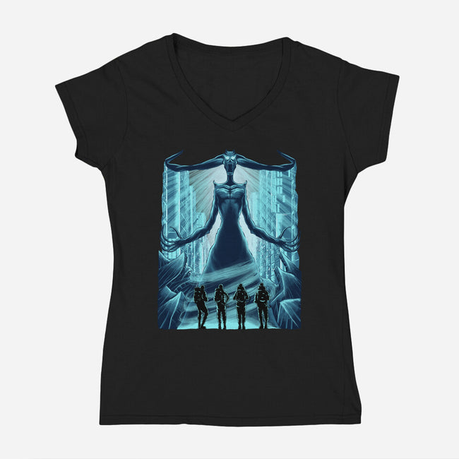 Frozen NYC-Womens-V-Neck-Tee-rmatix