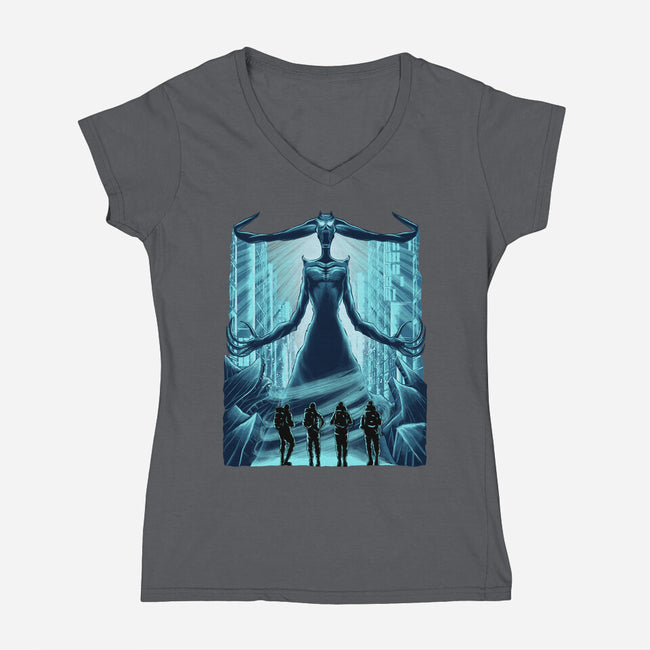 Frozen NYC-Womens-V-Neck-Tee-rmatix