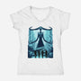 Frozen NYC-Womens-V-Neck-Tee-rmatix