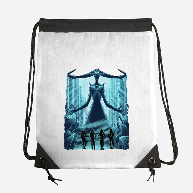 Frozen NYC-None-Drawstring-Bag-rmatix