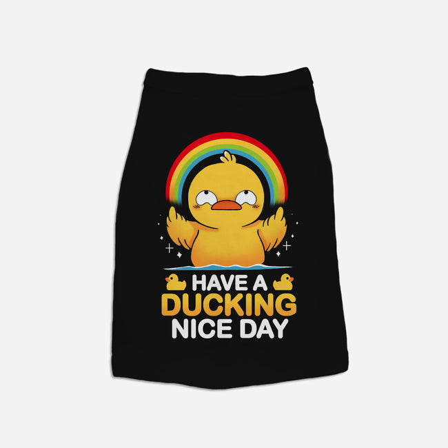 Have A Ducking Day-Dog-Basic-Pet Tank-Vallina84