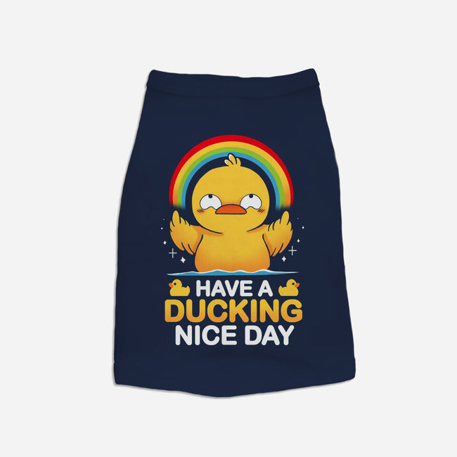 Have A Ducking Day-Dog-Basic-Pet Tank-Vallina84