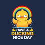 Have A Ducking Day-None-Non-Removable Cover w Insert-Throw Pillow-Vallina84