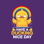 Have A Ducking Day-None-Non-Removable Cover w Insert-Throw Pillow-Vallina84