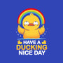 Have A Ducking Day-Womens-V-Neck-Tee-Vallina84