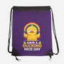 Have A Ducking Day-None-Drawstring-Bag-Vallina84