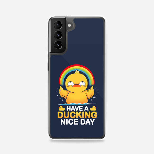 Have A Ducking Day-Samsung-Snap-Phone Case-Vallina84