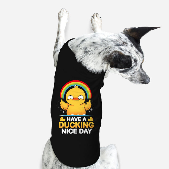 Have A Ducking Day-Dog-Basic-Pet Tank-Vallina84