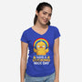 Have A Ducking Day-Womens-V-Neck-Tee-Vallina84